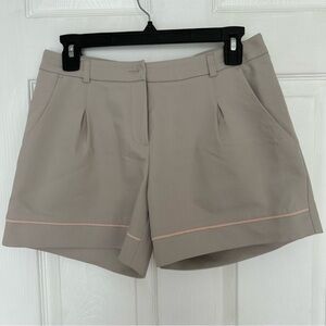 Women’s light gray with pink trim mini classic shorts size s